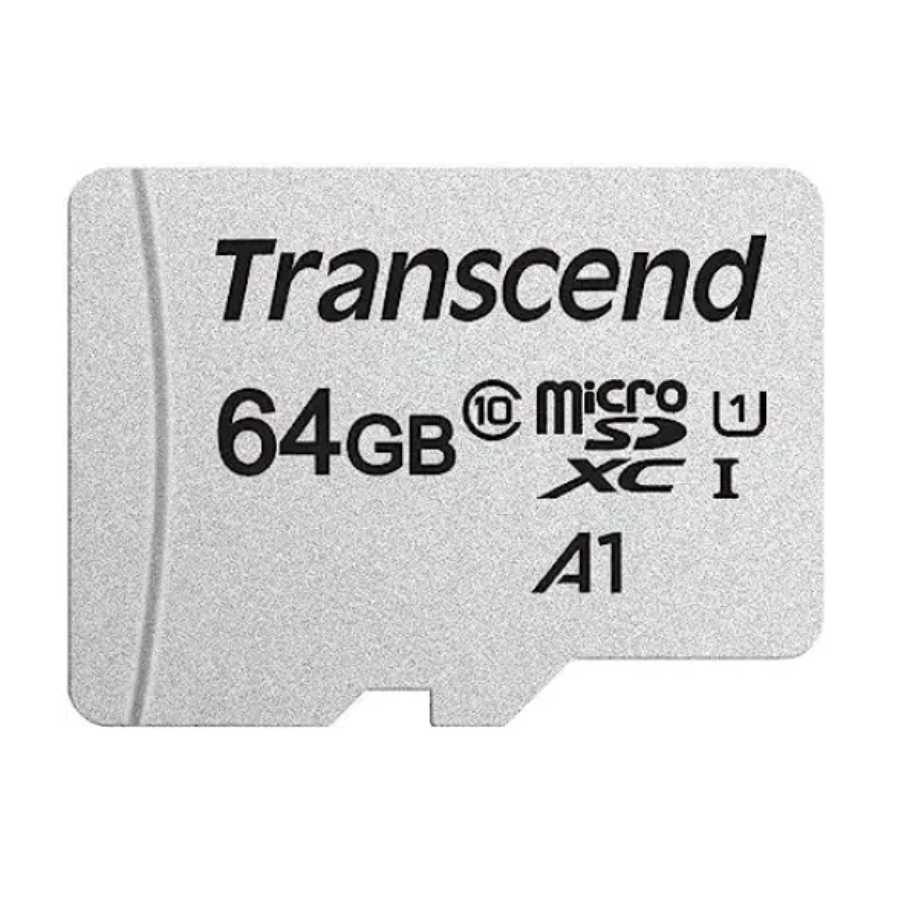 TRANSCEND MEMORY CARD 64GB MICROSDCH (C10)